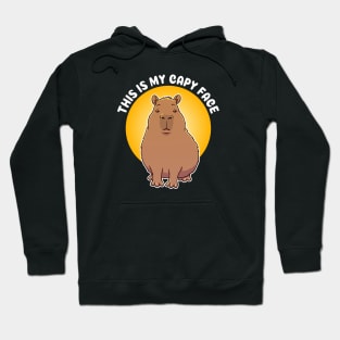 This is my Capy face Quote Hoodie